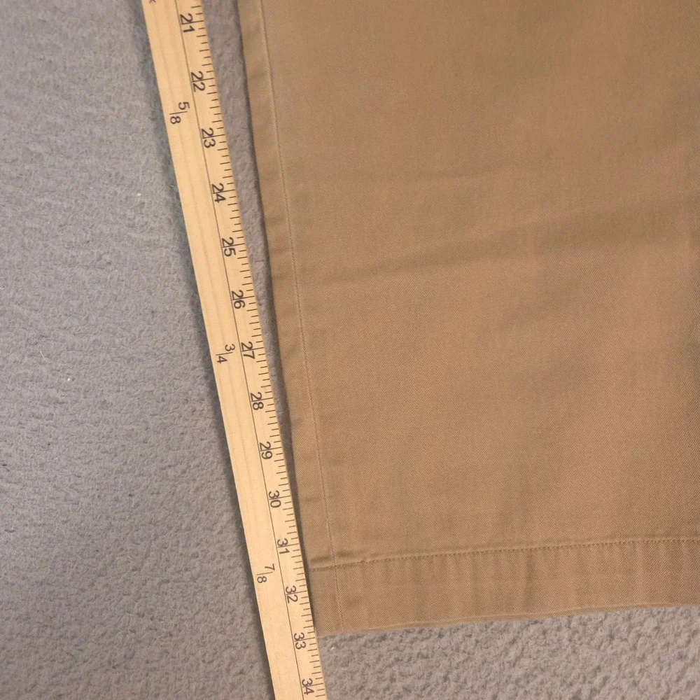 Polo Ralph Lauren Pants Mens 34x34 Tan Bedford Chino Cotton Twill Straight Leg